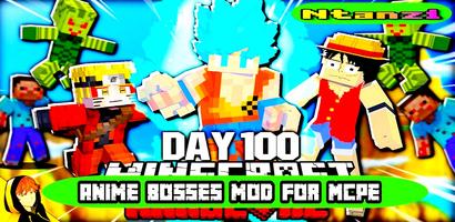 Anime Bosses Mod For Minecraft পোস্টার