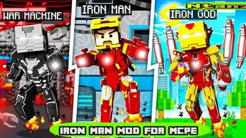 Iron Man Mod for Minecraft PE poster