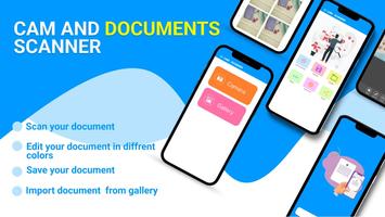 Documents Scanner App Affiche