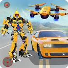 Grand Robot Hero Transform: Drone Car Robot Games icône