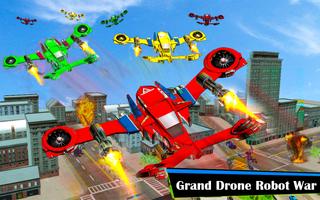 Grand Robot Hero Transform: Drone Car Robot Games capture d'écran 3