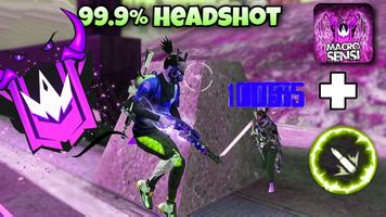 Macro Sensi Max Booster FF الملصق