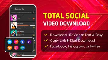 Total Social Video Download Poster