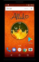 Allah Clock Live Wallpaper 海报