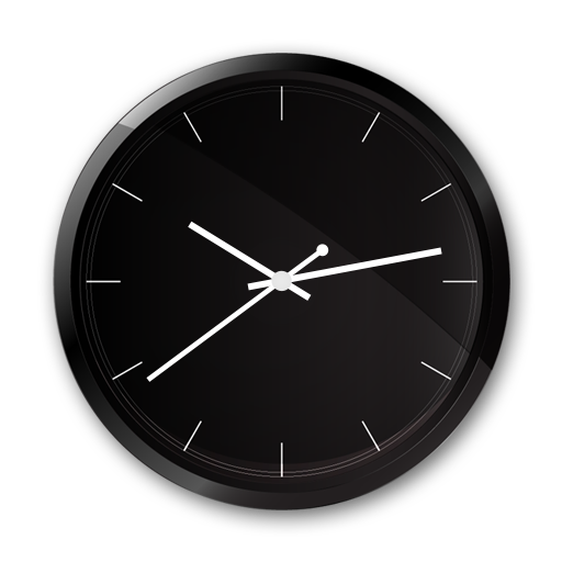 Black Clock Live Wallpaper