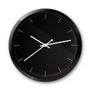 Black Clock Live Wallpaper APK