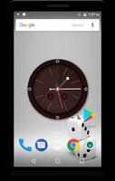 Black Clock Live Wallpaper capture d'écran 3