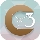 Brown Clock Live Wallpaper icon