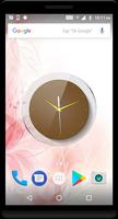 Brown Clock Live Wallpaper ảnh chụp màn hình 1