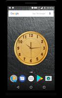 Poster Leather Clock Live Wallpaper