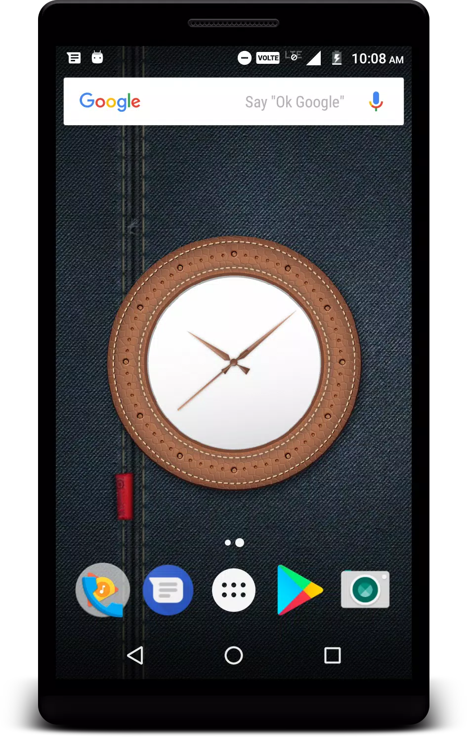 Leather Clock Live Wallpaper APK for Android Download