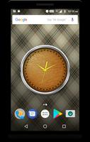 Leather Clock Live Wallpaper اسکرین شاٹ 3