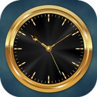 Luxury Golden Clock Live Wallp-icoon