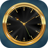 Luxury Golden Clock Live Wallp icône