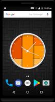 Orange Clock Live Wallpaper постер