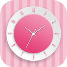 Pink Clock Live Wallpaper 圖標