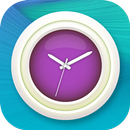 Purple Clock Live Wallpaper APK