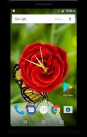 Rose Clock Live Wallpaper পোস্টার