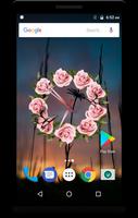 Rose Clock Live Wallpaper 截圖 2