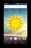 Sun Clock Live Wallpaper captura de pantalla 3