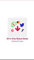 ALL in One Status Saver Downloader | Video Saver Affiche