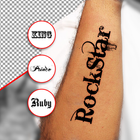 Tattoo Booth: Name Tattoo Make icône