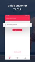 Video Saver for Tik Tok: No Login Required Affiche