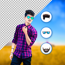 Boy Stylish Photo Maker : Glass, Hair & Stickers APK