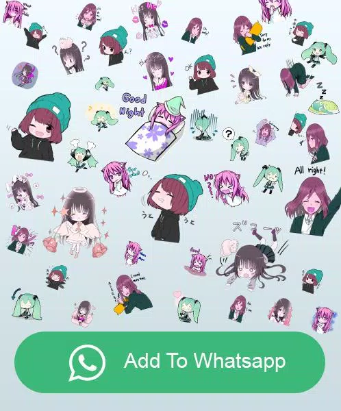 Anime cute stickers - Stickers for WhatsApp