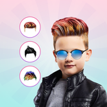 Boy Funky Hairstyle Editor