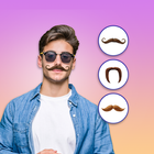 Funky Mustache Photo Editor For Man icône