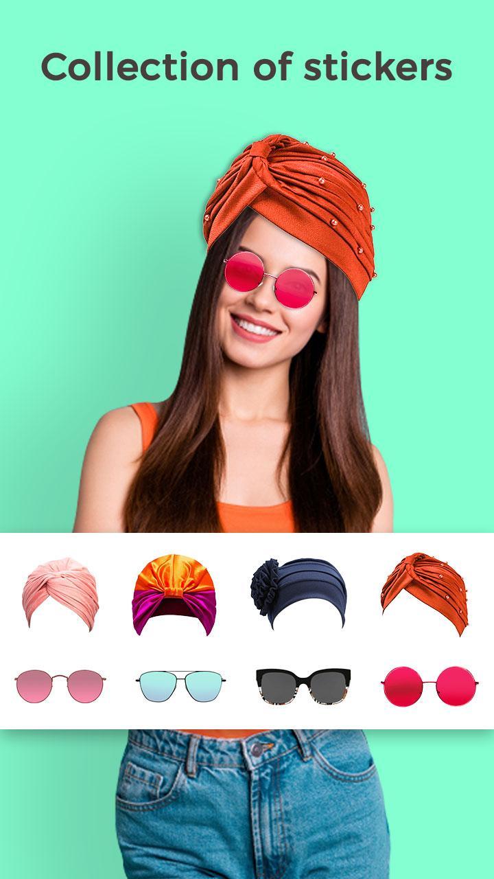 Girls Turban Photo Editor with Glasses 3