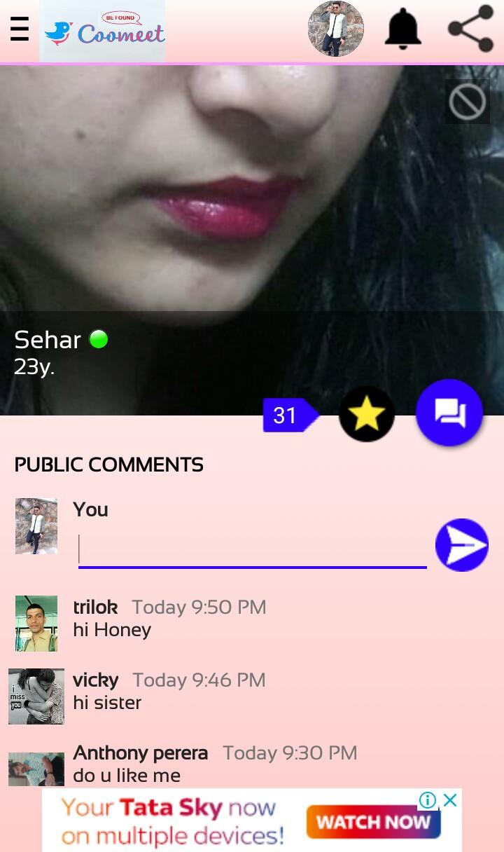 COOMEET VIDEO TEXT CHAT 100% FREE, FLIRT ,DATE APK 1 Download for