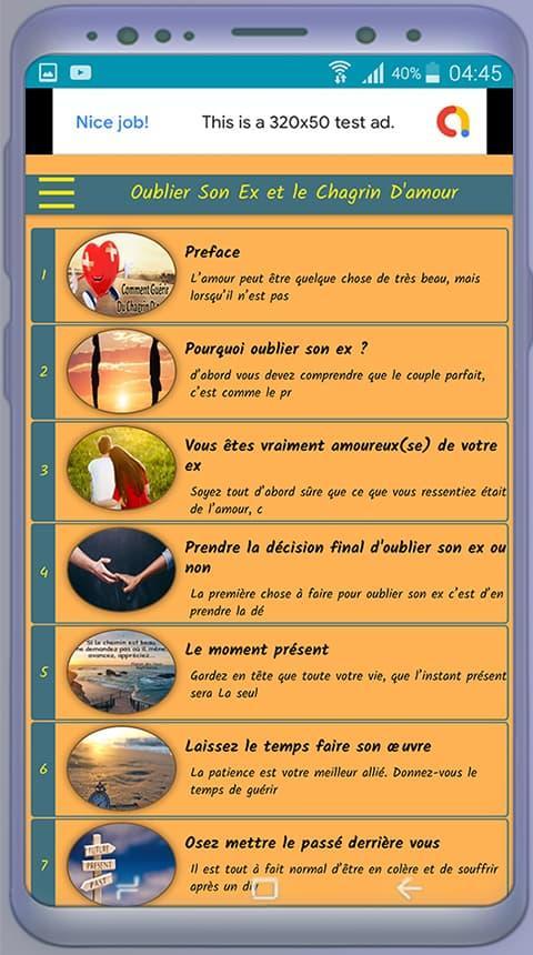 Oublier Son Ex Et Le Chagrin D Amour For Android Apk Download