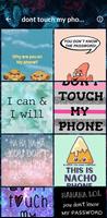 dont touch my phone wallpapers تصوير الشاشة 1