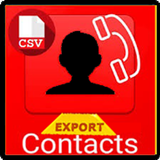 Exporter et enregistrer des contacts icône