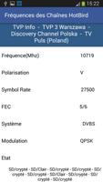 Fréquences des canaux HotBird capture d'écran 3