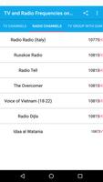 TV and Radio Frequencies on HotBird Satellite imagem de tela 2