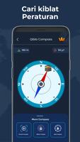 Peta kompas kiblat: kompas GPS syot layar 3