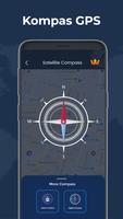 Mapa kompasu qibla: kompas GPS screenshot 1