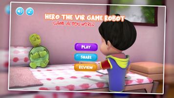 Hero Vir the Go Robot Game Boy poster