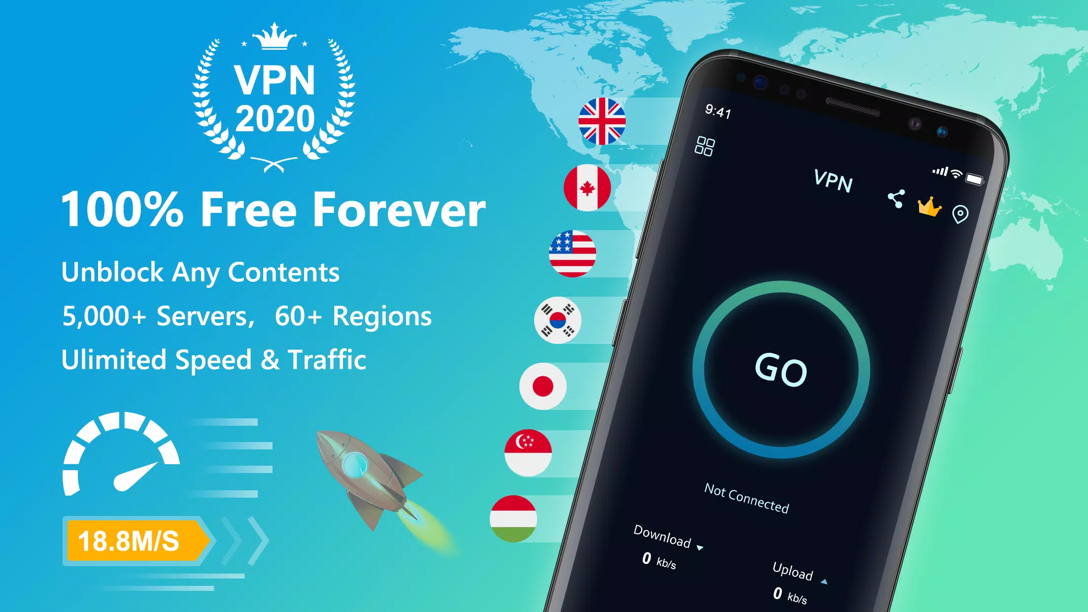 Download Secure VPN MOD APK v4.0.2[VIP Unlocked & Unlimited