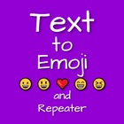 Text to Emoji and Text Repeater Free - No Internet icône