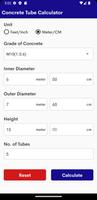 Concrete Tube Calculator syot layar 2