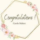 Congratulations card maker আইকন