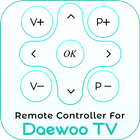 Remote Controller Daewoo TV-icoon