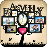 Family Tree Photo Collage آئیکن
