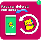 Restaurer contacts supprimes icône