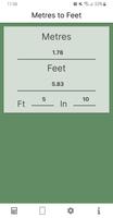 Feet Meters Converter syot layar 3