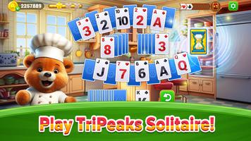 Cooking Solitaire Chef Bear پوسٹر